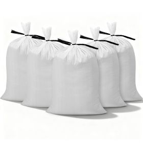 VEVOR Empty Sandbags, 1000 Packs 16 x 26 in, Heavy Duty Sand Bags Sacks with Ties, 50lb Capacity Woven Polypropylene Sandbags